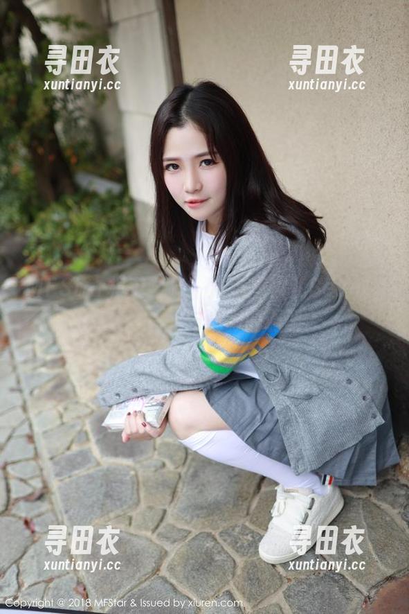 MFStar模范学院 - 精选唐琪儿Beauty图集：肉丝与光影的调调。