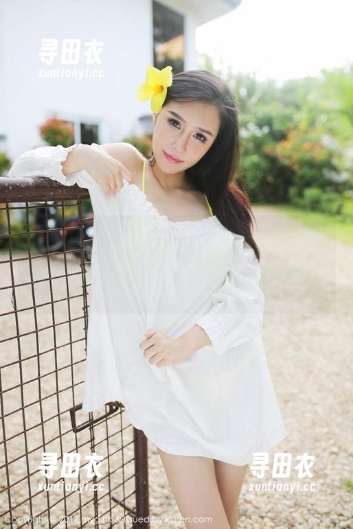 MyGirl美媛馆 - 资源小贴士：vetiver嘉宝贝儿的黑丝，随意的动作中透着婉约，真适合慢慢欣赏呢。