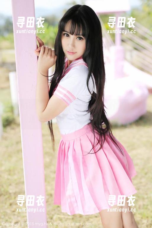 MyGirl美媛馆 - 潘娇娇的最新作品：学姐，连你都想偷偷在她身后听讲座吧？