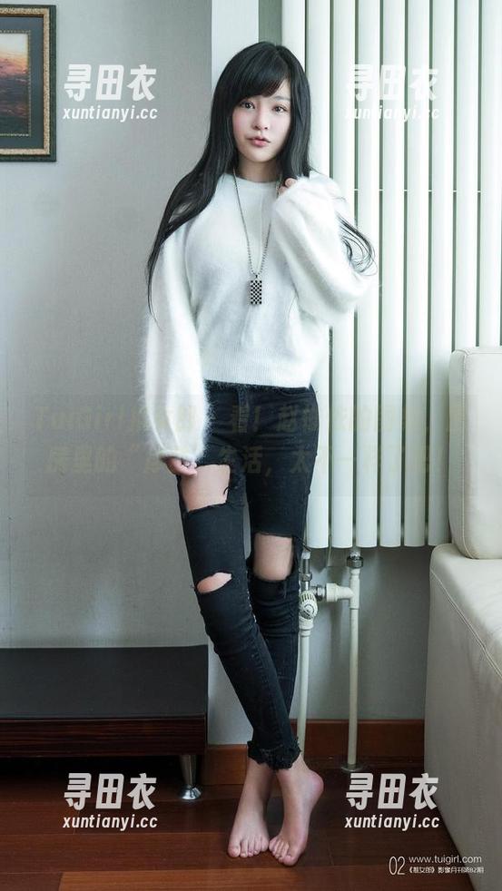 TuiGirl推女郎 - 看！赵惟依的图集，厨房里的“摩登”生活，太不一样了吧！