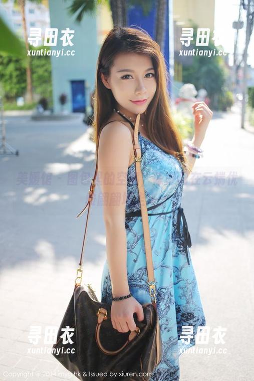 美媛馆 - 图包里的空姐，陈舒羽在云端优雅翩翩地走来。