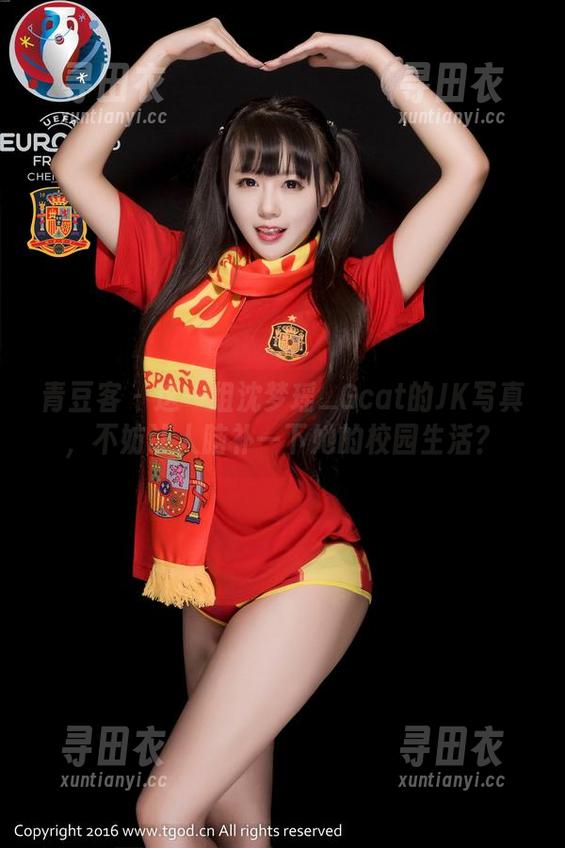 青豆客 - 这一组沈梦瑶_Gcat的JK写真，不妨让人脑补一下她的校园生活？